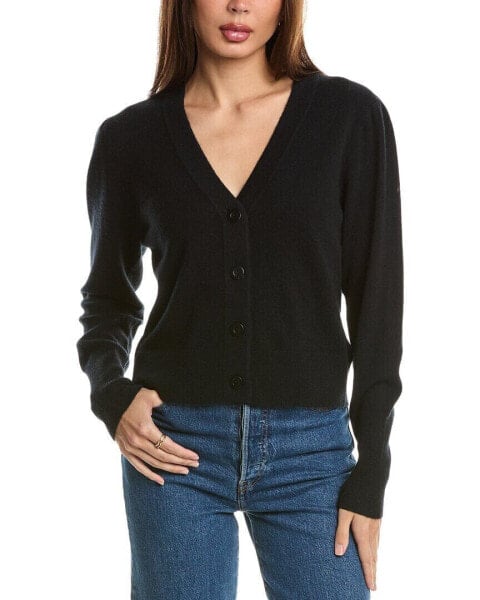 Forte Cashmere Fitted Button Cashmere Cardigan Women's