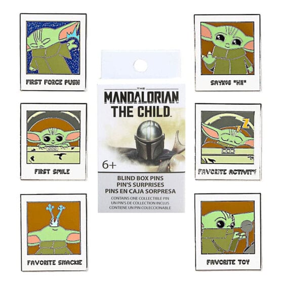 FUNKO Star Wars The Mandalorian Pop! Enamel Pins The Child 3 cm Assortment 12 Units