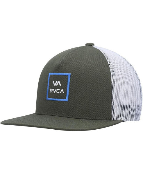 Men's Olive VA All the Way Trucker Snapback Hat