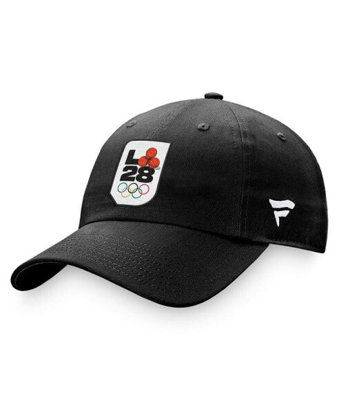 Men's Black LA28 Adjustable Hat