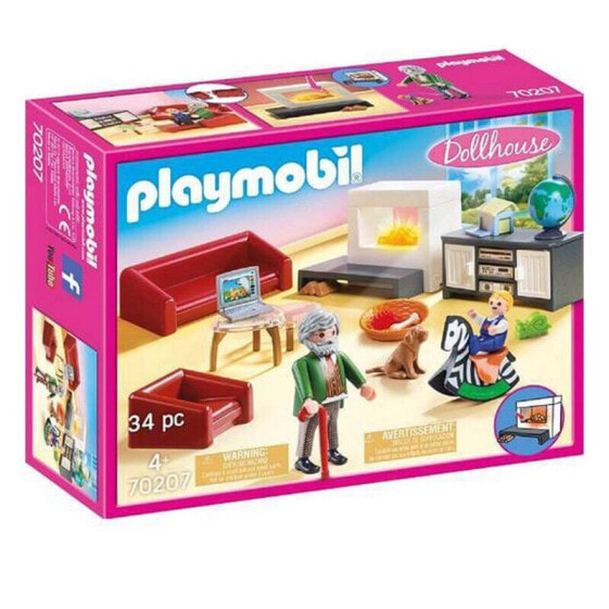Игровой набор Playmobil 70207 Dollhouse Living Room (Гостиная)