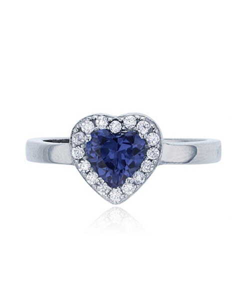 Кольцо Macy's Heart Cubic Zirconia Halo BS37RH.