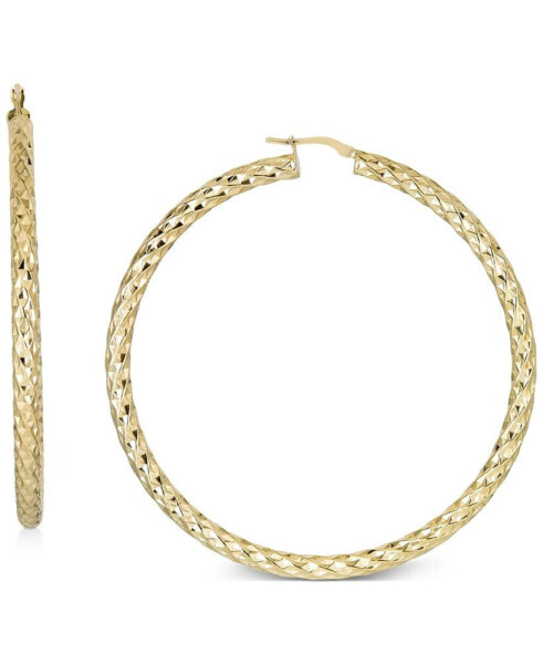 Серьги Italian Gold Large Hoop