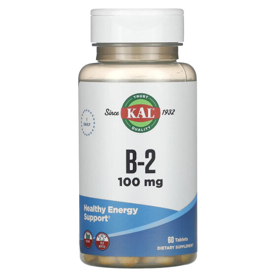 B-2, 100 mg, 60 Tablets