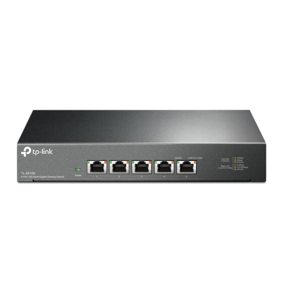 TP-LINK 5-Port 10G Desktop Switch - Unmanaged - 10G Ethernet (100/1000/10000) - Wall mountable