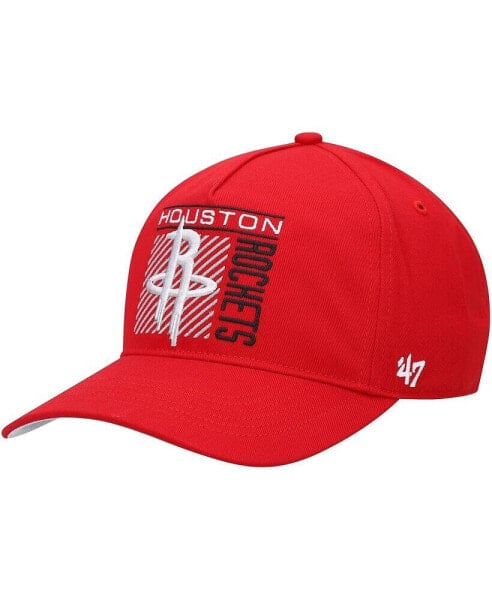 Men's '47 Red Houston Rockets Reflex Hitch Snapback Hat