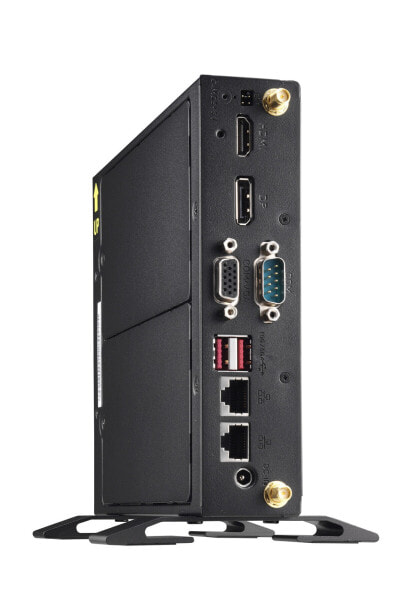 Shuttle XPC slim Barebone DS20U5V2 - i5-10210U - 2x LAN (1xGbit - 1x 2.5Gbit),1xCOM,1xHDMI,1xDP - fanless - 24/7 permanent operation - 1.3L sized PC - Mini PC barebone - Intel SoC - DDR4-SDRAM - PCI Express - Serial ATA III - 65 W