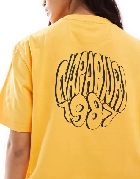 Napapijri Keiki Unisex t-shirt in yellow