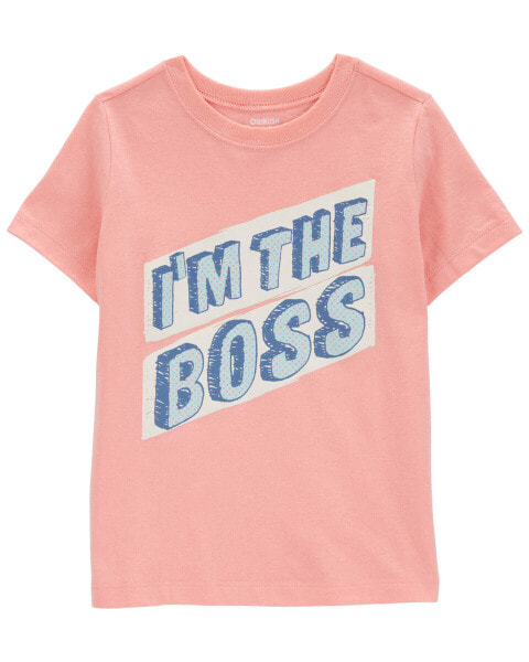Toddler The Boss Graphic Tee 2T