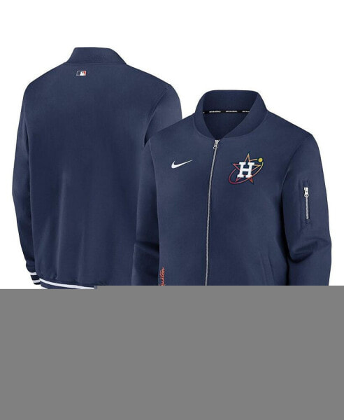 Куртка мужская Nike Astros Время игры Нейви из коллекции Authentic Game Time Bomber Full-Zip
