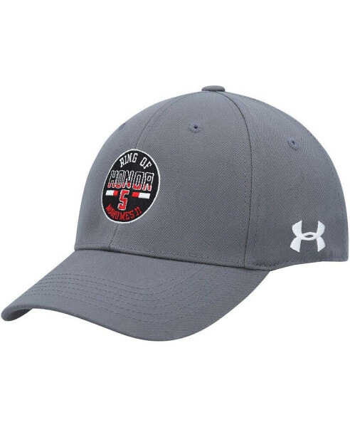 Men's Patrick Mahomes Gray Texas Tech Red Raiders Ring of Honor Adjustable Hat