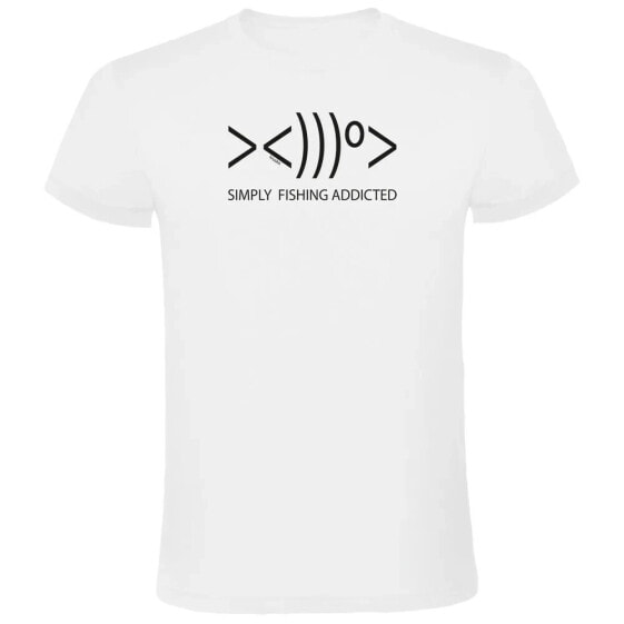 KRUSKIS Simply Fishing Addicted short sleeve T-shirt