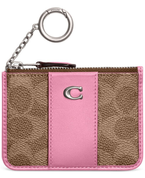 Кошелек COACH Signature Skinny Mini ID