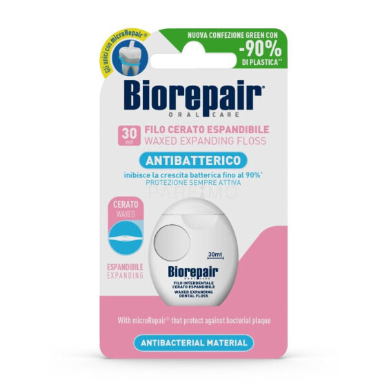 Biorepair Antibacterial Waxed Expanding Floss 1 St. zahnseide unisex