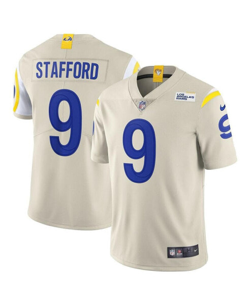 Men's Matthew Stafford Bone Los Angeles Rams Vapor Limited Jersey