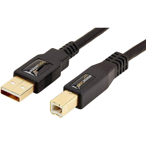 Кабель USB A — USB B Amazon Basics PC045 4,8 m (Пересмотрено A+)