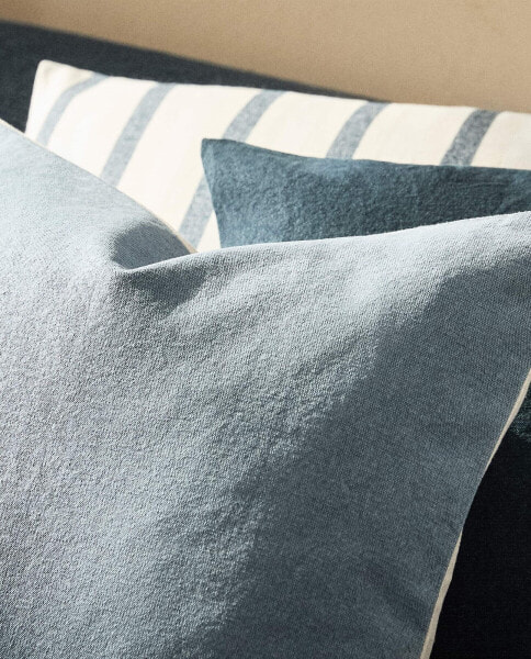 Plain cotton cushion cover