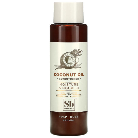 Coconut Oil Conditioner, Moisture & Nourish, Dry, Damaged Hair, 16 fl oz (473 ml)