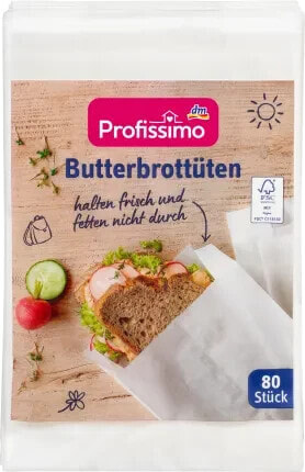 Butterbrottüten, 80 St