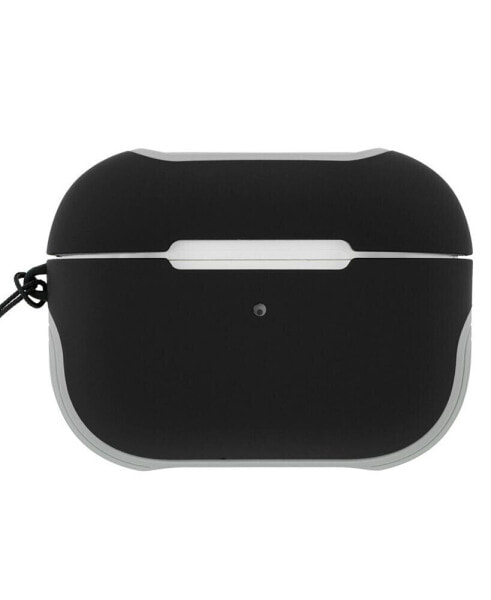 Ремешок для часов WITHit Черный с серыми акцентами для Apple AirPod Pro Sport Case