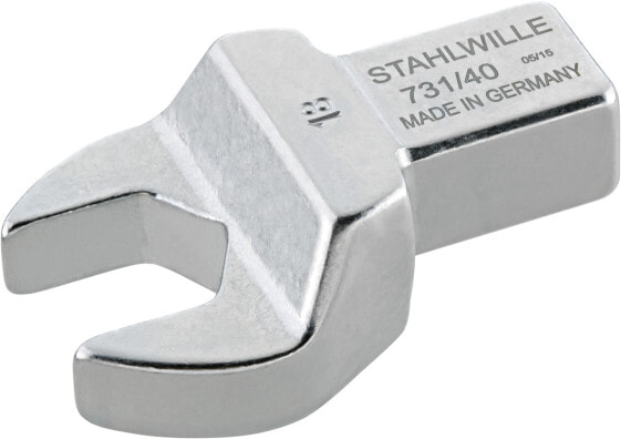 Stahlwille 731/40 19 - Torque wrench end fitting - Chrome - 19 mm - 1 pc(s)