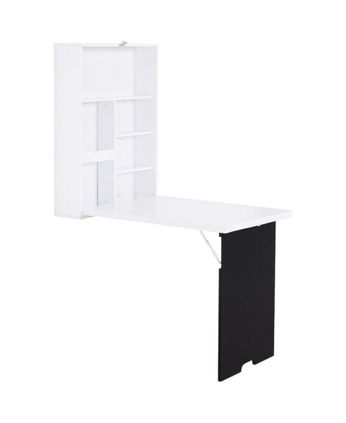 Multi-Tier Corner Computer Desk Writing Table for Home & Office, Natural