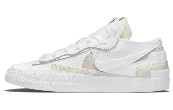 Кроссовки Nike Sacai x Nike Blazer Low "White Patent Leather" DM6443-100