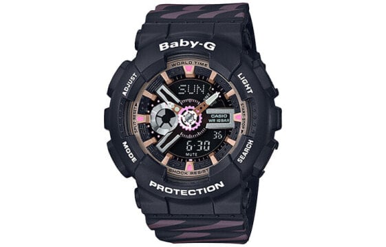 Часы и аксессуары CASIO BABY-G Chance Черные BA-110CH-1A