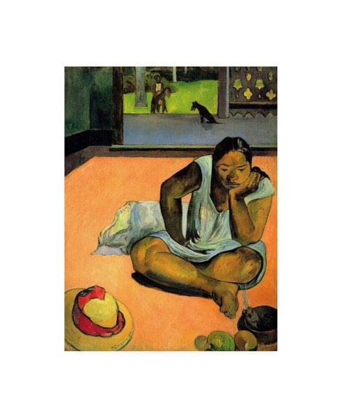 Paul Gauguin La Boudeuse (Te Faaturuma) Canvas Art - 19.5" x 26"