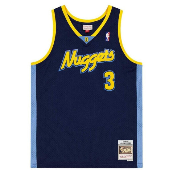Mitchell & Ness NBA Swingman Denver Nuggets Allen Iverson T-shirt SMJY4205-DNU06AIVASBL