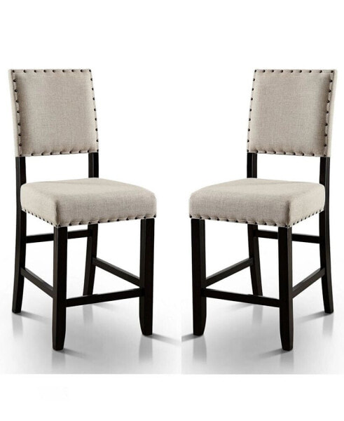 Langly Upholstered Pub Chair (Set of 2)