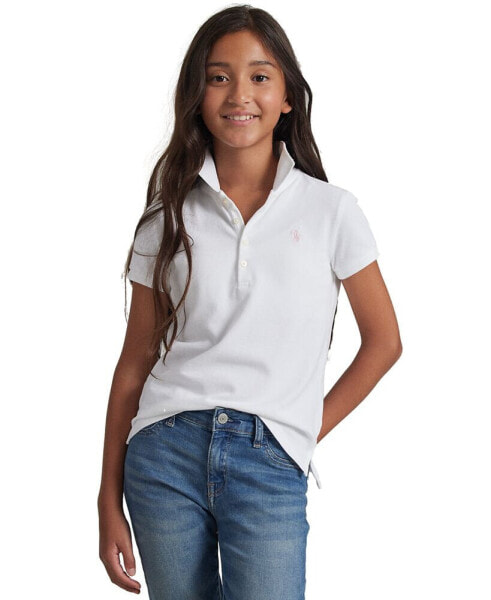 Рубашка  Ralph Lauren Big Girls Stretch Cotton Mesh