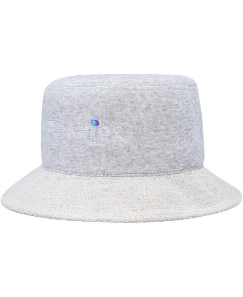 Men's Heather Gray Back to Back Bucket Hat