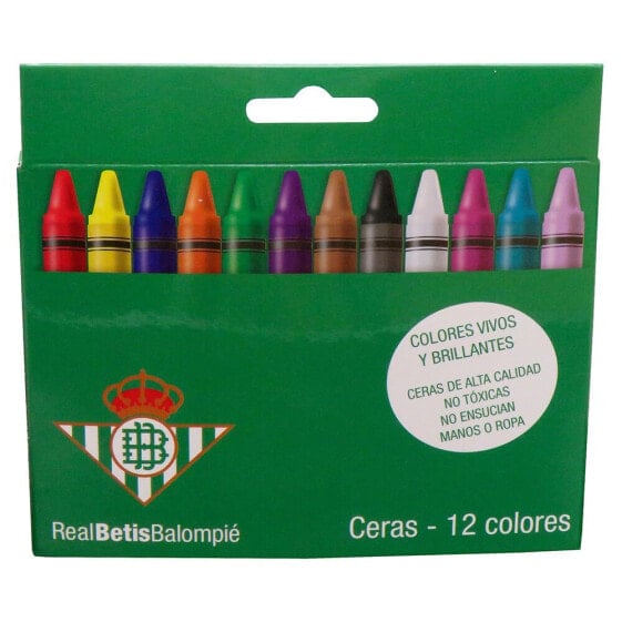 REAL BETIS 12 Color Crayons