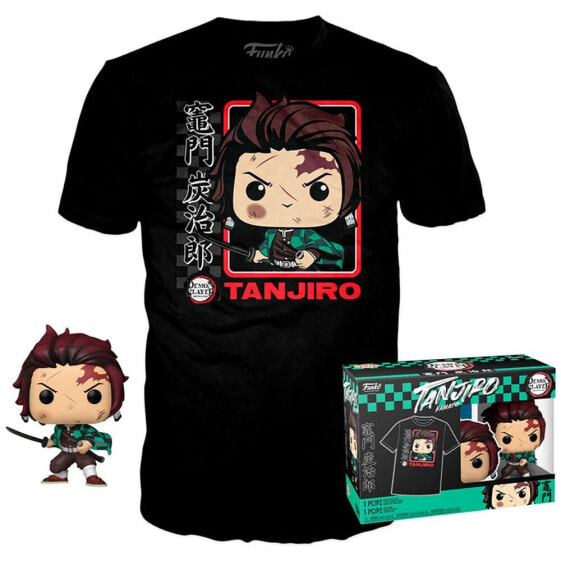 FUNKO Tanjiro Kimetsu No Yaiba POP And Short Sleeve T-Shirt