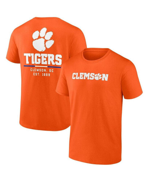 Men's Orange Clemson Tigers Game Day 2-Hit T-shirt