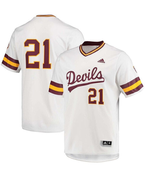 Men's White Arizona State Sun Devils Replica Baseball Jersey