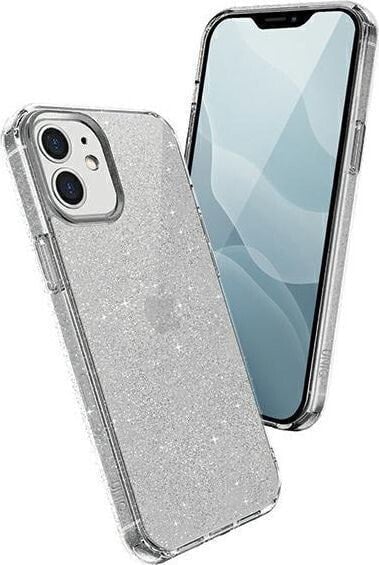 Чехол силиконовый блестящий iPhone 12 mini Uniq