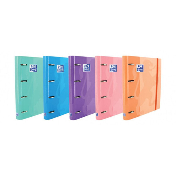 OXFORD Folder with replacement europeanbinder classic 4 rings 35 mm frame 5 mm DIN A4 extra hard cover with