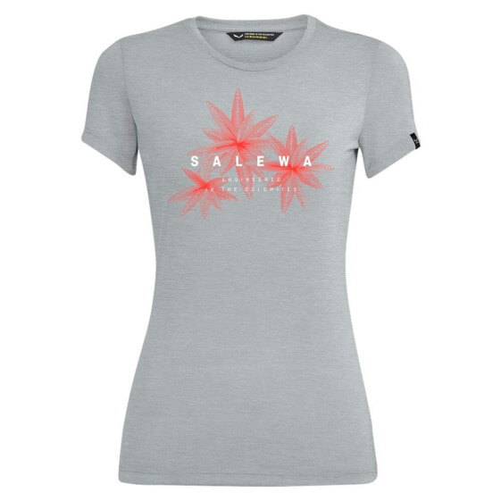 SALEWA Lines Graphic short sleeve T-shirt