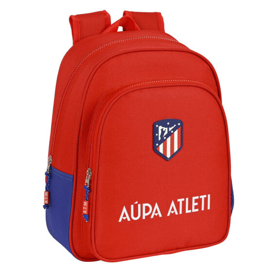 Школьный рюкзак Atlético Madrid Красный Тёмно Синий (27 x 33 x 10 cm)