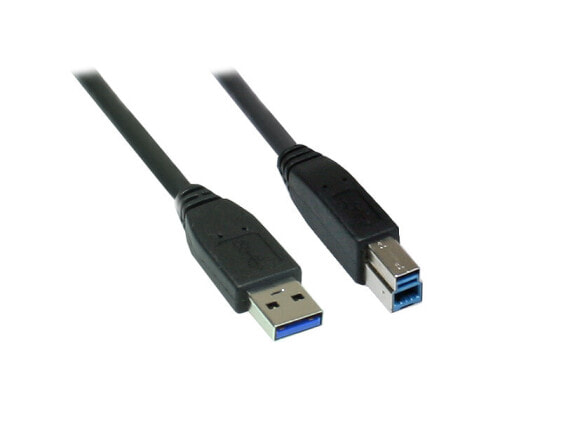 Good Connections GCT-0113 - 5 m - USB A - USB B - USB 3.2 Gen 1 (3.1 Gen 1) - Male/Male - Black