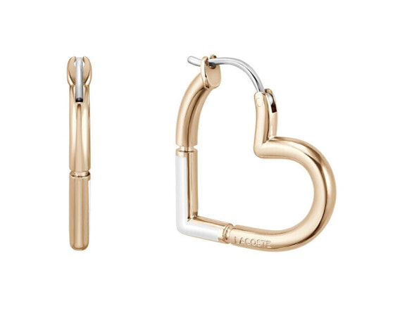 Romantic bronze earrings Heart Ines 2040330
