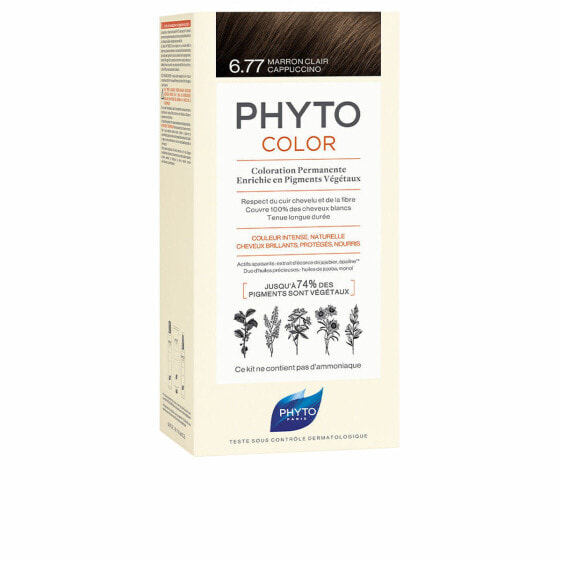 Краска постоянная PHYTO PhytoColor 6.77-marrón claro capuchino без аммиака