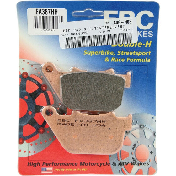 EBC FA-HH Series FA387HH Sintered Brake Pads