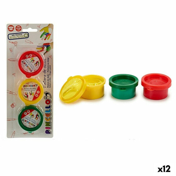 Набор красок для рисования пальцами Pincello Multicolour (12 штук)