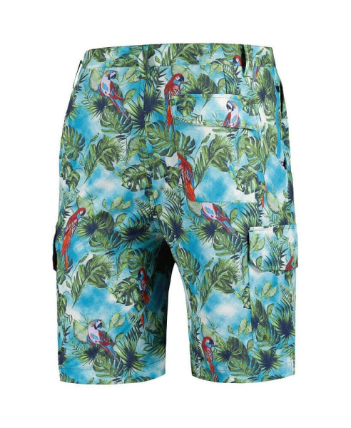 Men's Blue Parrot Jungle Shorts