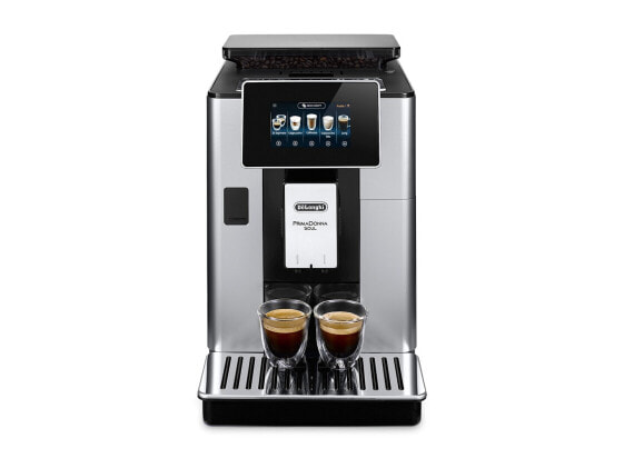 De Longhi PrimaDonna ECAM610.55.SB - Espresso machine - 2.2 L - Coffee beans - Ground coffee - Built-in grinder - 1450 W - Metallic