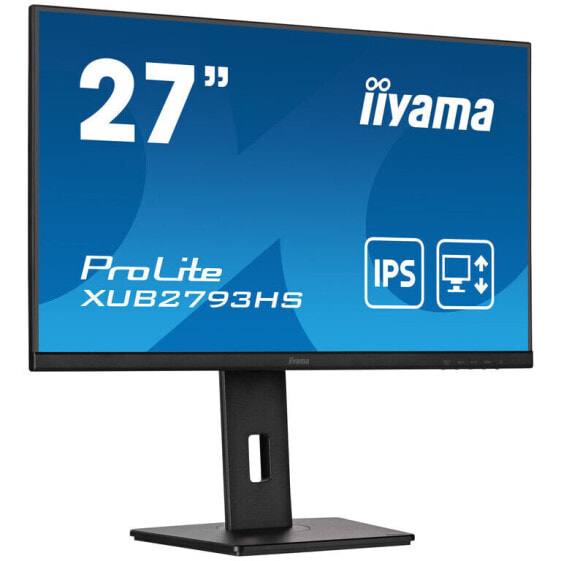 iiyama ProLite XUB2793HS-B6, 27 Zoll Monitor, 100 Hz, IPS