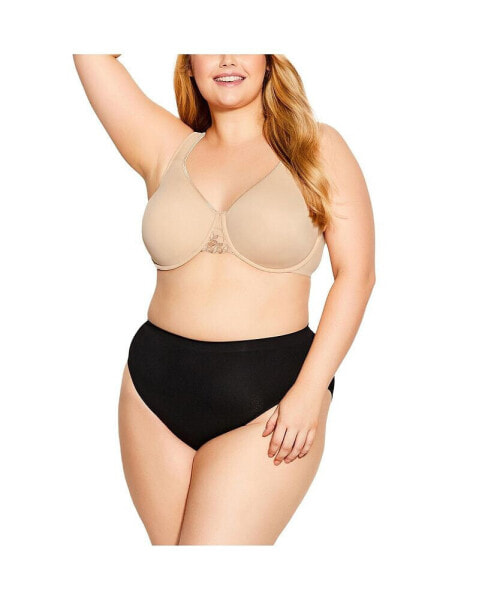 AVENUE BODY | Women's Plus Size Smooth Caress Bra - beige - 44DDD